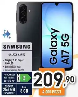 Unieuro SAMSUNG GALAXY A17 5G offerta