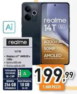 Unieuro realme 14T 5G offerta
