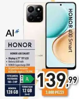 Unieuro HONOR 400 SMART offerta