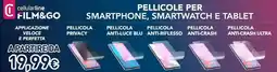 Unieuro Cellularline pellicole per smartphone, smartwatch e tablet offerta