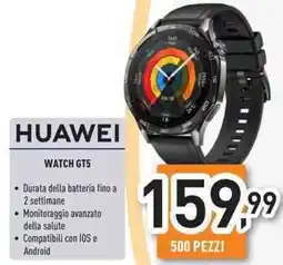 Unieuro Huawei watch GT5 offerta