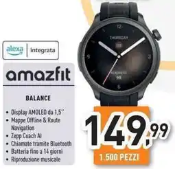 Unieuro Amazfit balance offerta