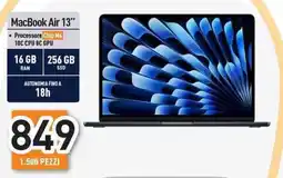 Unieuro MacBook Air 13" offerta