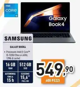 Unieuro Samsung Galaxy Book4 offerta