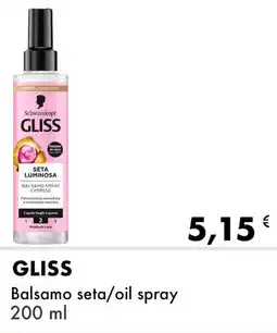 Iper Tosano GLISS Balsamo seta/oil spray offerta