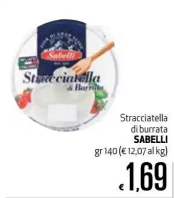 Sabelli Stracciatella di burrata 140gr