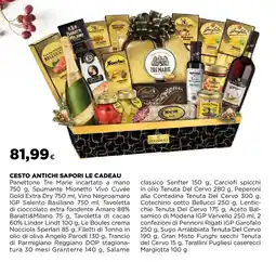 Ipercoop Cesto antichi sapori le cadeau offerta