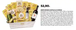 Ipercoop Cesto bianco natale le cadeau offerta