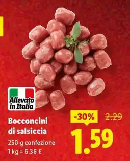 Lidl Bocconcini di salsiccia offerta