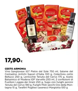 Ipercoop Cesto armonia offerta