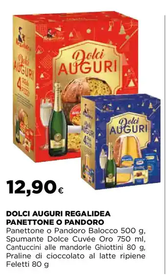 Dolci auguri regalidea panettone o pandoro