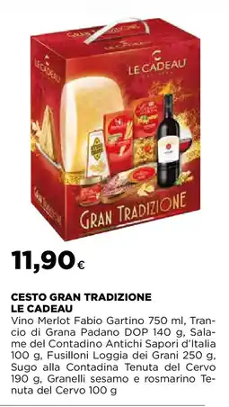 Ipercoop Cesto gran tradizione LE CADEAU offerta