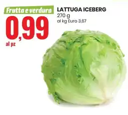 Eurospin Lattuga iceberg offerta