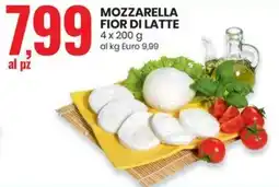 Eurospin Mozzarella fior di latte offerta