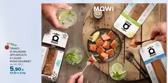 Tranci di salmone affumicato a caldo MOWI GOURMET