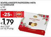 Bennet Scatola biscotti pasticceria mista LA SASSELLESE offerta