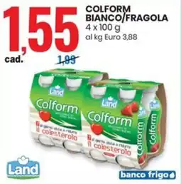 Eurospin Land colform bianco/fragola offerta