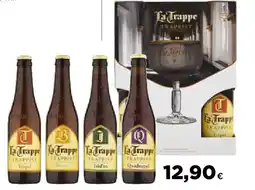 Ipercoop Confezione regalo birre la trappe + bicchiere offerta