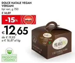 Bennet Dolce natale vegan VERGANI offerta