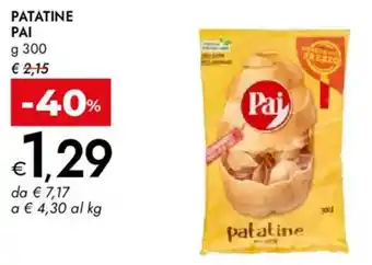 Bennet Patatine PAI offerta