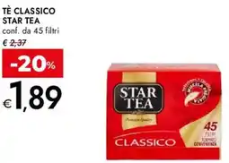 Bennet Tè classico STAR TEA offerta