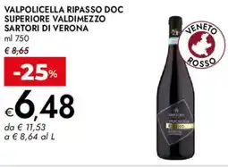 Bennet Valpolicella ripasso doc superiore valdimezzo SARTORI DI VERONA offerta