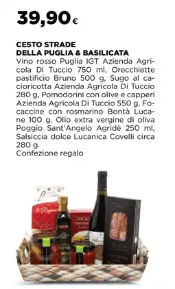 Extracoop Cesto strade della puglia & basilicata offerta