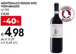 Bennet Montefalco rosso doc VIGNABALDO offerta