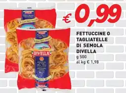 Coal Fettuccine o tagliatelle di semola DIVELLA offerta