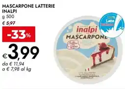 Bennet Mascarpone latterie INALPI offerta