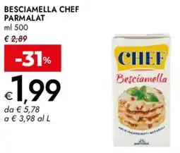 Bennet Besciamella chef PARMALAT offerta