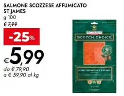 Bennet Salmone scozzese affumicato ST JAMES offerta