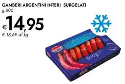 Bennet Gamberi argentini interi surgelati offerta
