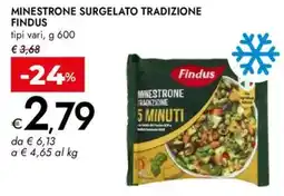 Bennet Minestrone surgelato tradizione FINDUS offerta