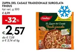 Bennet Zuppa del casale tradizionale surgelata FINDUS offerta