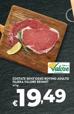 Bennet Costate senz'osso bovino adulto filiera VALORE BENNET offerta
