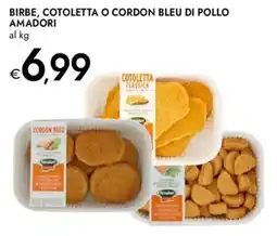 Bennet Birbe, cotoletta o cordon bleu di pollo AMADORI offerta