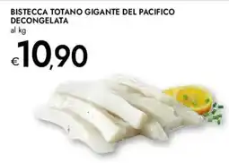 Bennet Bistecca totano gigante del pacifico decongelata offerta
