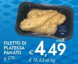 Bennet Filetto di platessa panato offerta