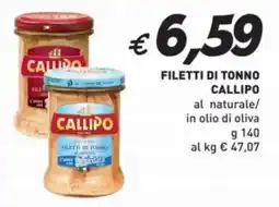 Coal Filetti di tonno CALLIPO offerta