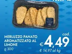 Bennet Merluzzo panato aromatizzato al limone offerta