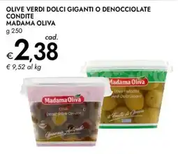 Bennet Olive verdi dolci giganti o denocciolate condite MADAMA OLIVA offerta