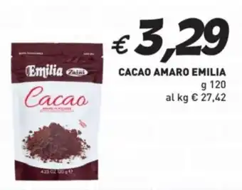 Coal Cacao amaro emilia offerta