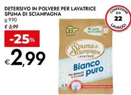 Bennet Detersivo in polvere per lavatrice SPUMA DI SCIAMPAGNA offerta