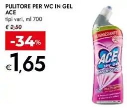 Bennet Pulitore per wc in gel ACE offerta