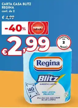 Bennet Carta casa blitz REGINA offerta