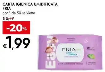 Bennet Carta igienica umidificata FRIA offerta