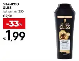 Bennet Shampoo GLISS offerta