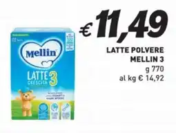 Coal Latte polvere MELLIN 3 offerta