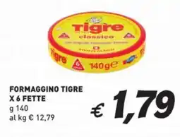 Coal Formaggino tigre x 6 fette offerta